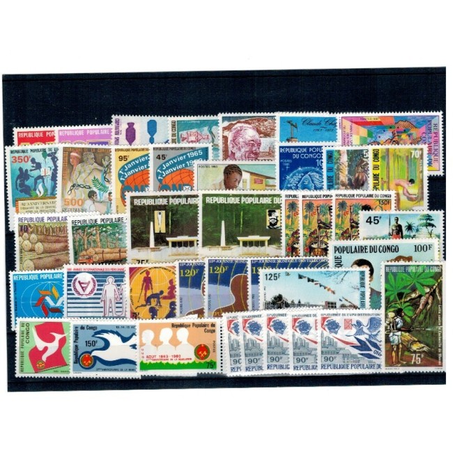 Congo - Lot timbre vechi, neuzate