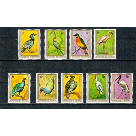 Burundi 1979 - Păsări, serie fără Posta Aeriana, neuzata