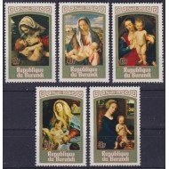 Burundi 1978 - Crăciun, picturi, arta, serie neuzata