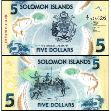 Solomon Islands 2022 - 5 dollars UNC
