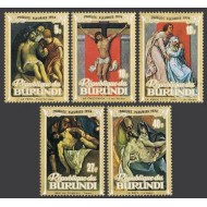 Burundi 1974 - Pasti, picturi, arta, serie neuzata