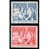 Cehoslovacia 1948 - Aniversarea Republicii, serie neuzata