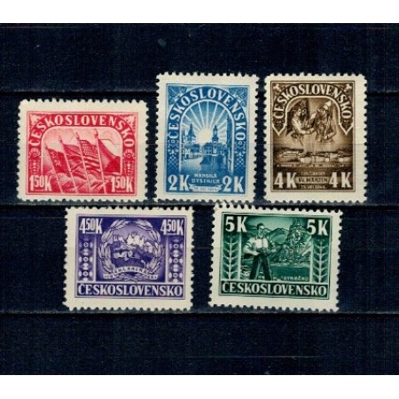 Cehoslovacia 1945 - Răscoala Slovaca, serie neuzata