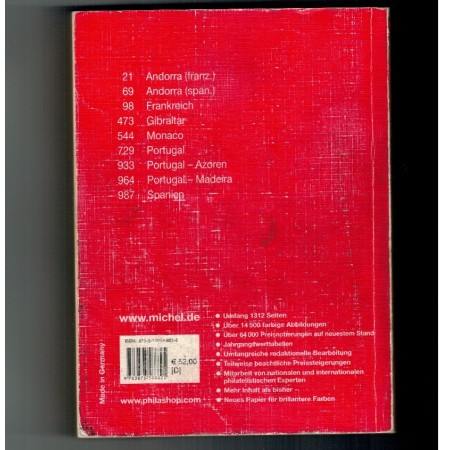 Catalog MICHEL Europa de Sud-Vest 2009, folosit