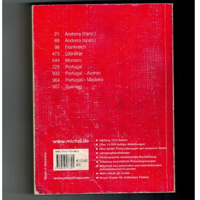 Catalog MICHEL Europa de Sud-Vest 2009, folosit