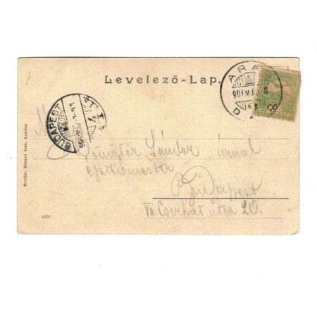 Arad 1906 - Ilustrata litho, circulata