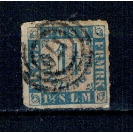 Schleswig-Holstein 1864 - 1 1/4 schilling, stampilat