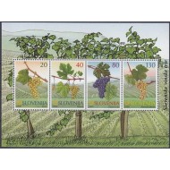 Slovenia 2000 - Struguri, flora, bloc neuzat