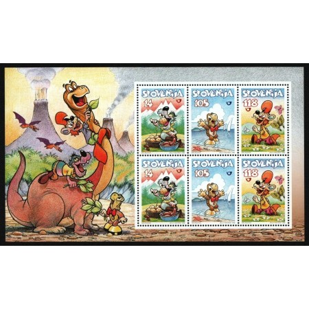 Slovenia 1998 - Desene animate, cartoons, bloc neuzat
