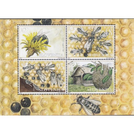 Slovenia 2001 - Albine, fauna, bloc neuzat