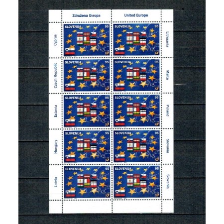 Slovenia 2004 - Uniunea Europeana, minicvoala neuzata