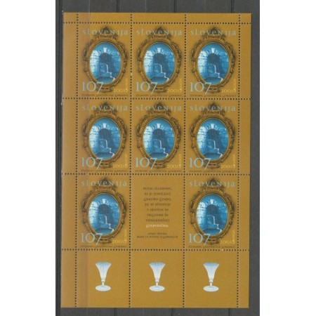 Slovenia 2001 - Europa, CEPT, apa, minicoala neuzata