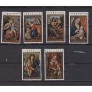 Burundi 1976 - Crăciun, picturi, arta, serie neuzata