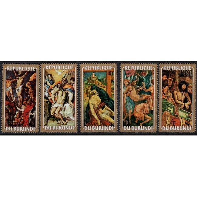 Burundi 1972 - Pasti, picturi, arta, serie neuzata