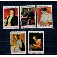 Burundi 1969 - Picturi arta, săptămâna scrisorii, serie neuzata