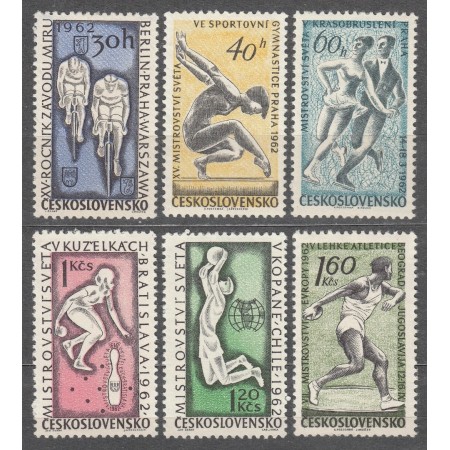 Cehoslovacia 1962 - Sport, serie neuzata