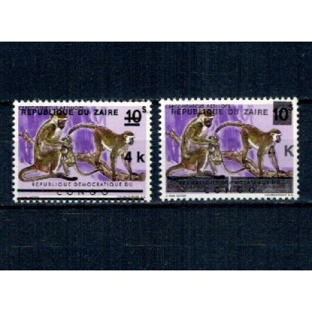 Zaire 1978 - Supratipar pe Mi.No.432 Congo, fauna, foarte rar!