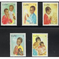 Zaire 1981 - Crăciun, serie neuzata