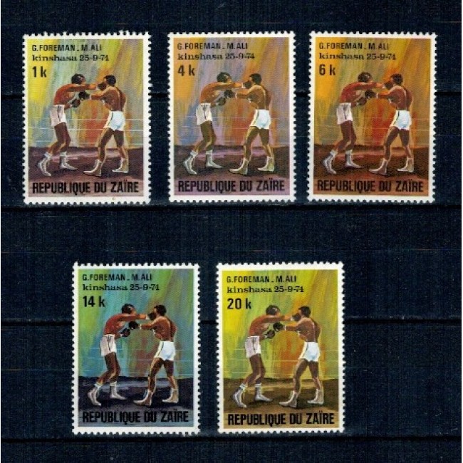 Zaire 1974 - Box, Muhammad Ali vs. George Foreman, serie neuzata