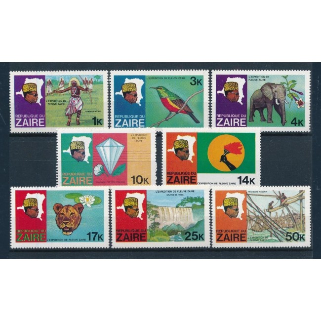 Zaire 1979 - Expediție pe râul Zaire, serie neuzata