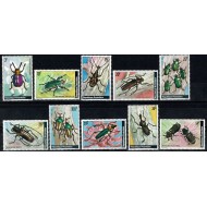 Rwanda 1978 - Insecte, fauna, serie neuzata
