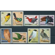 Rwanda 1980 - Păsări, serie neuzata