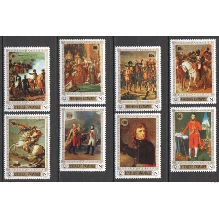 Rwanda 1969 - Picturi, arta, Napoleon, serie neuzata