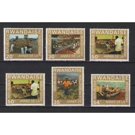 Rwanda 1975 - Industrie, producție, serie neuzata