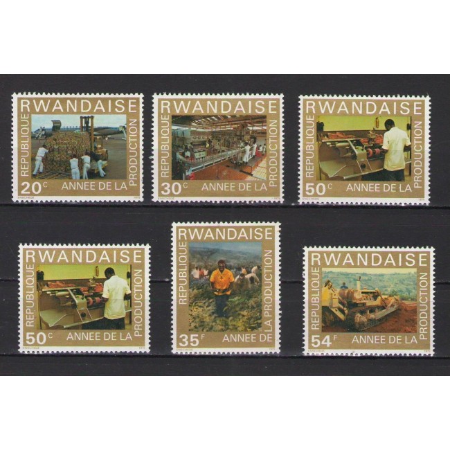 Rwanda 1975 - Industrie, producție, serie neuzata