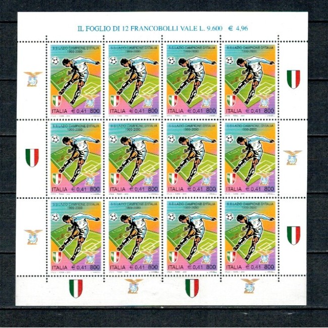 Italia 2000 - Fotbal, Lazio campioana, minicoala neuzata