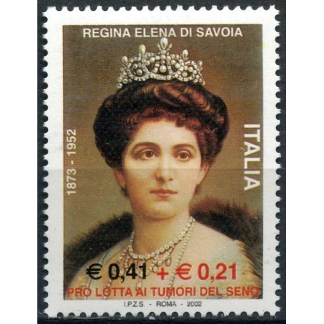 Italia 2002 - Regina Elena de Savoya, personalități, neuzat