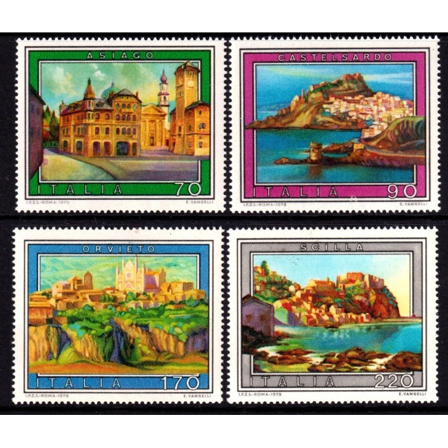 Italia 1979 - Turism, vederi, peisaje, serie neuzata