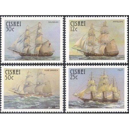 Ciskei 1985 - Vapoare, veliere, serie neuzata