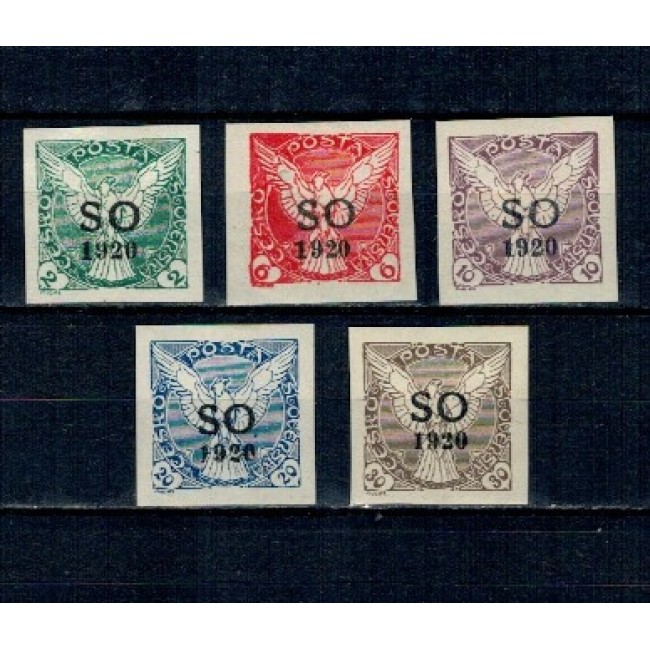 Silezia Superioara 1920 - Marci pentru ziare, serie nestampilata cu sarniere