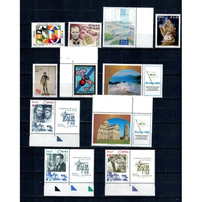 Italia - Lot timbre neuzate, anii 2000