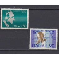 Italia 1974 - Marconi, telefonie, serie neuzata