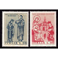 Italia 1974 - Mozaicuri din Sicilia, serie neuzata