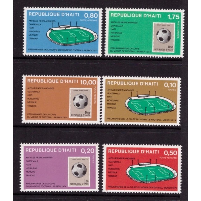 Haiti 1973 - Campionatul Mondial de Fotbal, serie neuzata