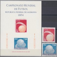 Chile 1974 - Campionatul Mondial de Fotbal, serie si colita neuzata