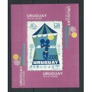Uruguay 1974 - Turism, Campionatul Mondial de Fotbal, colita neuzata