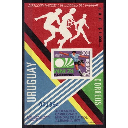 Uruguay 1974 - Campionatul Mondial de Fotbal, colita neuzata