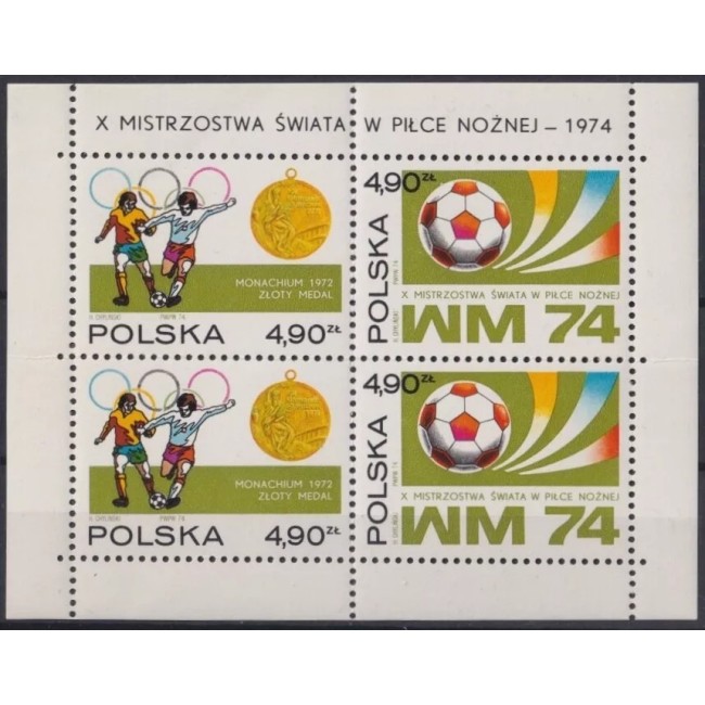 Polonia 1974 - Campionatul Mondial de Fotbal, bloc neuzat