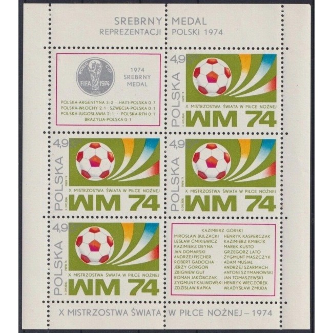 Polonia 1974 - Campionatul Mondial de Fotbal, bloc neuzat