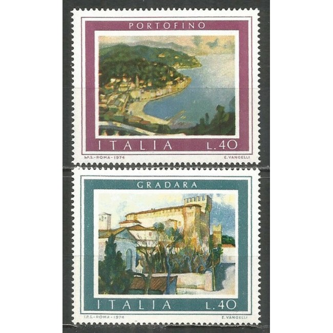 Italia 1974 - Turism, vederi, serie neuzata