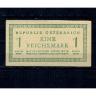 Austria 1945 - 1 Reichsmark, Zona de Ocupatie, circulata