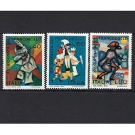 Italia 1974 - Desene de copii, arta, serie neuzata