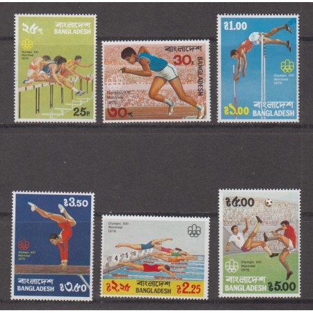Bangladesh 1976 - Jocurile Olimpice, sport, serie neuzata