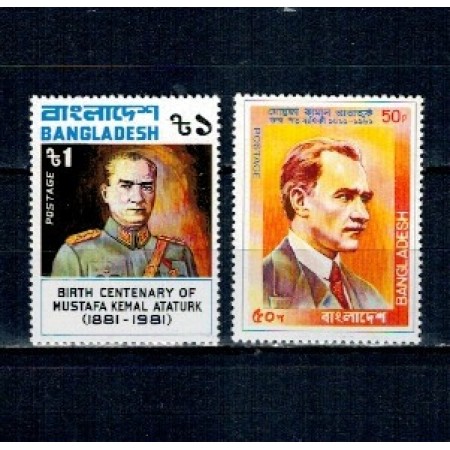 Bangladesh 1981 - Ataturk, personalități, serie neuzata