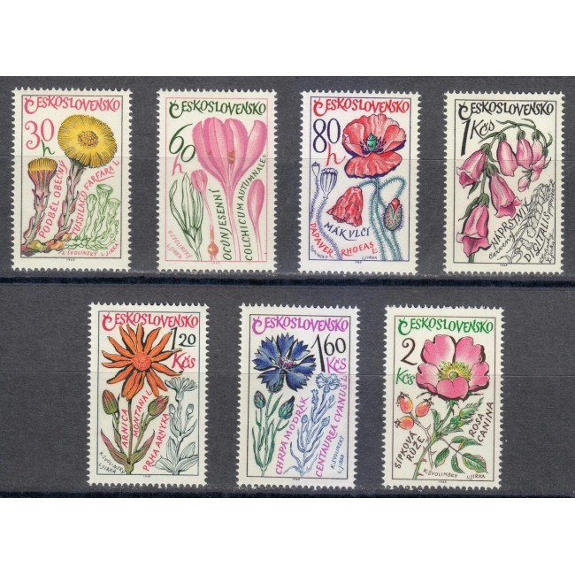 Cehoslovacia 1965 - Flori, serie neuzata