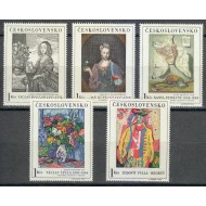 Cehoslovacia 1966 - Picturi din Galeria Naționala, arta, serie neuzata